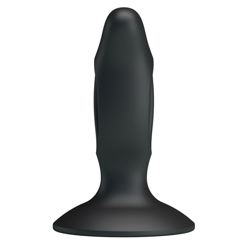 Анальная пробка с отверстиями Baile Fabulous Silicone Butt Plug черная