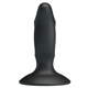 Анальная пробка с отверстиями Baile Fabulous Silicone Butt Plug черная