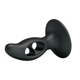 Анальная пробка с отверстиями Baile Fabulous Silicone Butt Plug черная