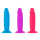 Набор фаллоимитаторов ADDICTION Silly Willy 3.3” Silicone Dildo, 3 цвета, 12 шт