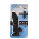 Фаллоимитатор ADDICTION Ben 7" Dildo With Balls Black, вибропуля в подарок
