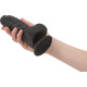 Фаллоимитатор ADDICTION Ben 7" Dildo With Balls Black, вибропуля в подарок