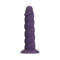 Фаллоимитатор Fantasy by Addiction Unicorn Dildo 7” Purple, вибропуля в подарок
