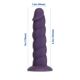 Фаллоимитатор Fantasy by Addiction Unicorn Dildo 7” Purple, вибропуля в подарок