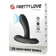 Массажер простаты Pretty Love Remington с пульсацией, черный, 11 х 2.8 см