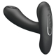 Массажер простаты Pretty Love Remington с пульсацией, черный, 11 х 2.8 см