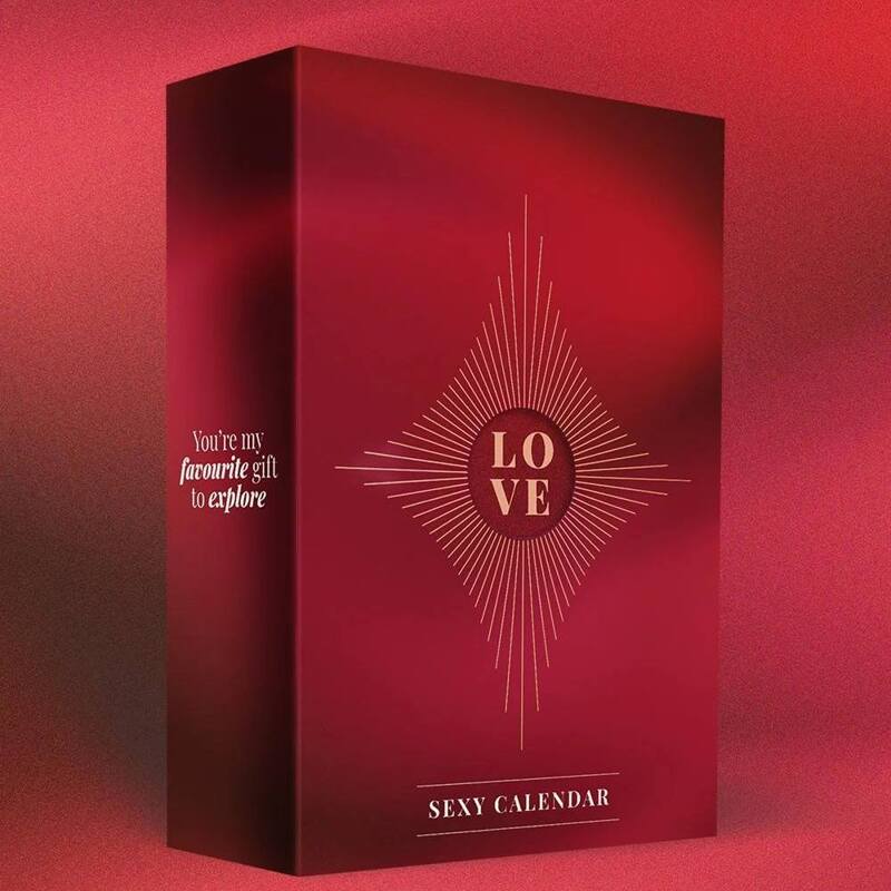 Адвент-календар Dream Toys Pleasure Box, красный, 24 предмета