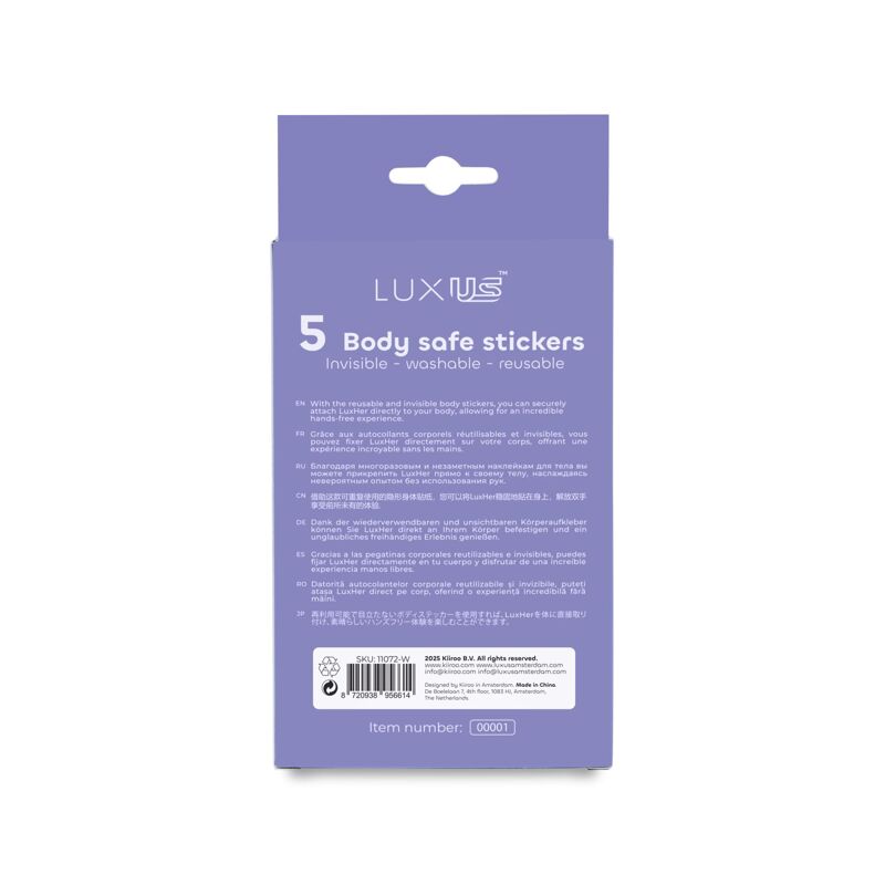 Комплект наклеек для вибратора LuxusHer Kiiroo Luxus Stickers (2 шт)