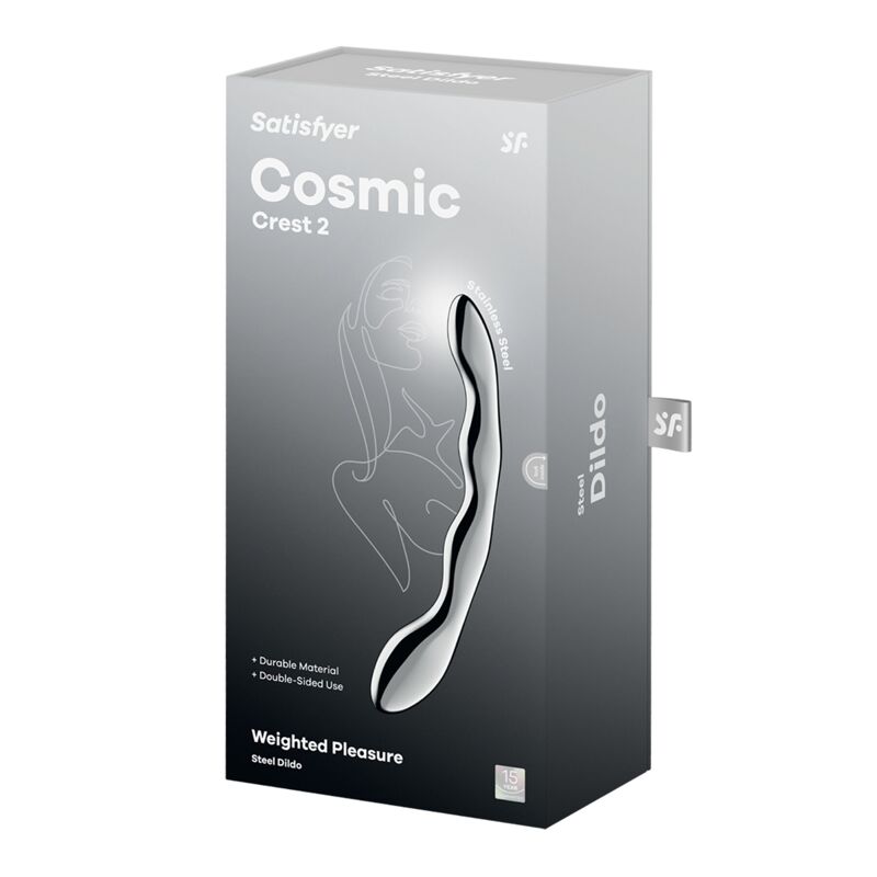 Металлический дилдо Satisfyer Cosmic Crest 2