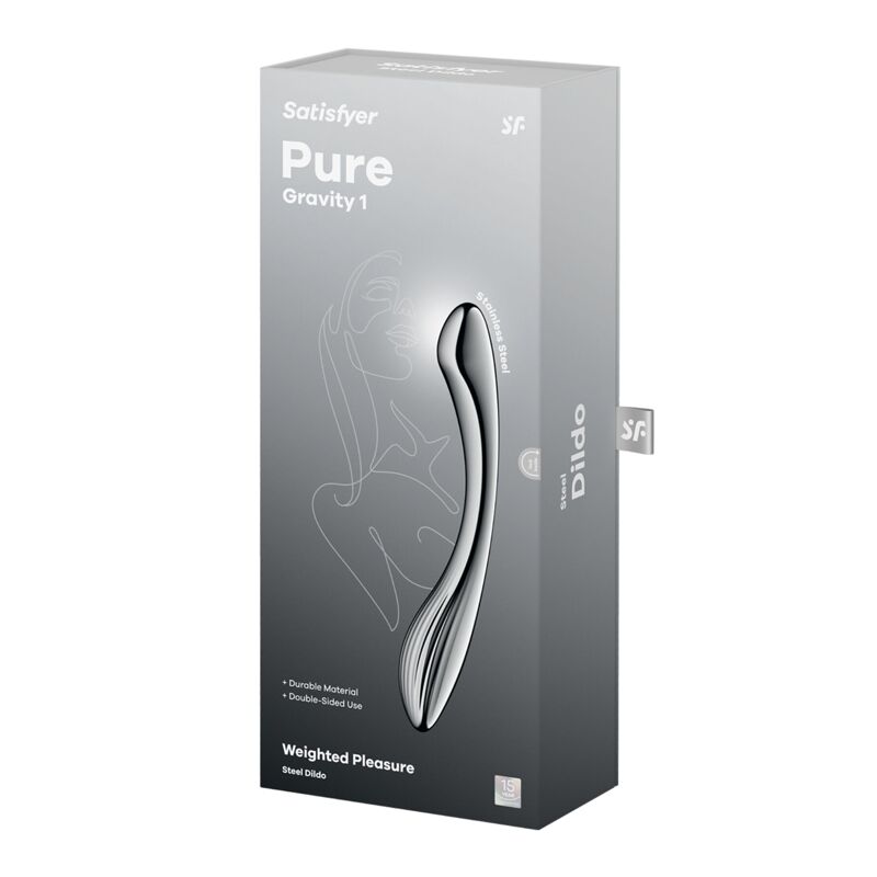Металлический дилдо Satisfyer Pure Gravity 1