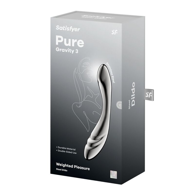 Металлический дилдо Satisfyer Pure Gravity 3