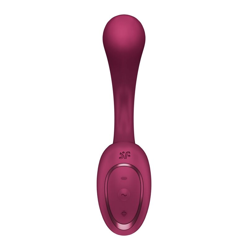 Вагинально-клиторальный вибратор Satisfyer G for Goddess 2 Wine Red, 2 мотора