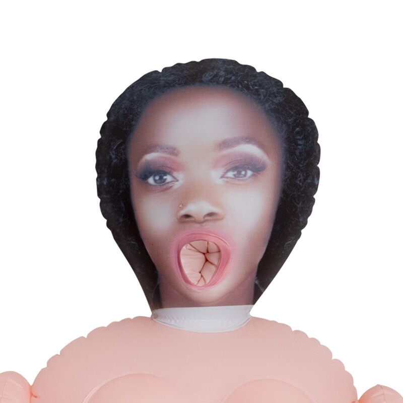 Секс-кукла с 3 отверстиями Crushious LUCIA The Inflatable Nurse, бежевая, 155 см