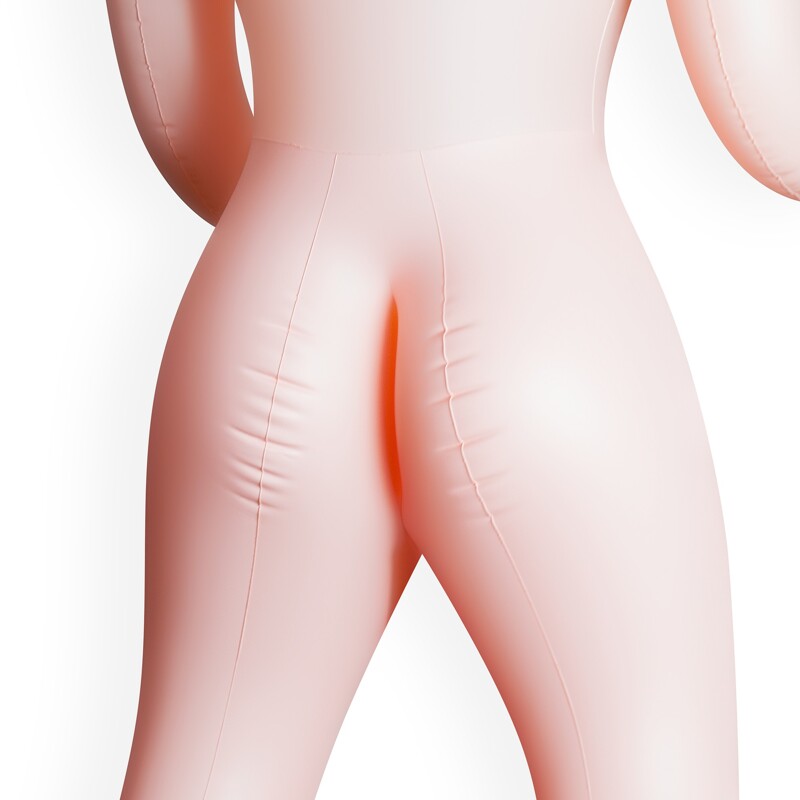 Секс-кукла с 3 отверстиями Crushious LUCIA The Inflatable Nurse, бежевая, 155 см