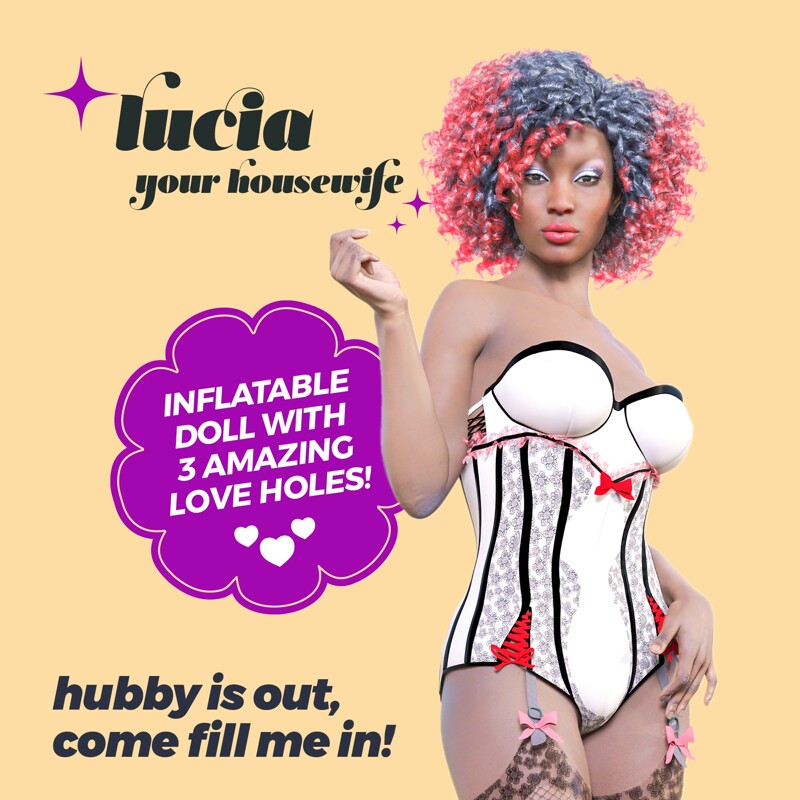 Секс-кукла с 3 отверстиями Crushious LUCIA The Inflatable Nurse, бежевая, 155 см