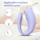 Вибратор для пар Every Night Toys Anthea с пультом, лавандовый, 19.8 х 6.3 см