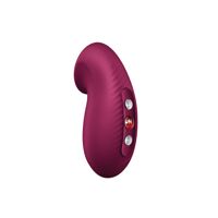 Вакуумний стимулятор Fun Factory Desire Wine Red, 11 режимів роботи, перезаряджуваний Вакуумний стимулятор Fun Factory Desire Wine Red, 11 режимів роботи, перезаряджуваний