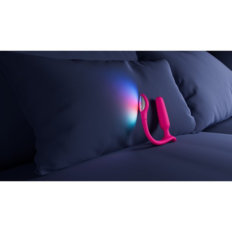 Анальная смарт-вибропробка Lovense Lush Anal, очень мощная, LED-подсветка