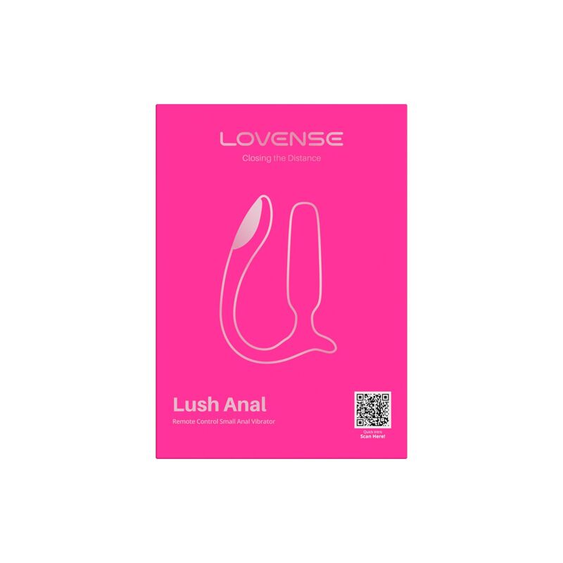 Анальная смарт-вибропробка Lovense Lush Anal, очень мощная, LED-подсветка