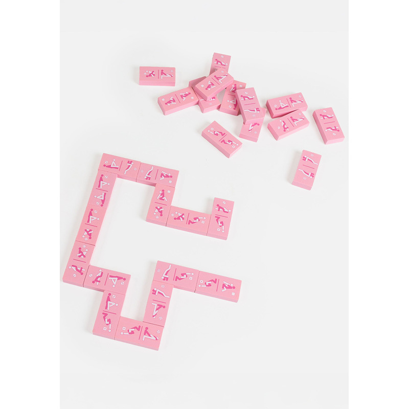 Игра для пар Secret Play Kinky Domino, 28 домино, розовая