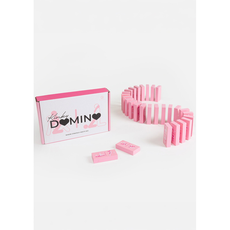 Игра для пар Secret Play Kinky Domino, 28 домино, розовая