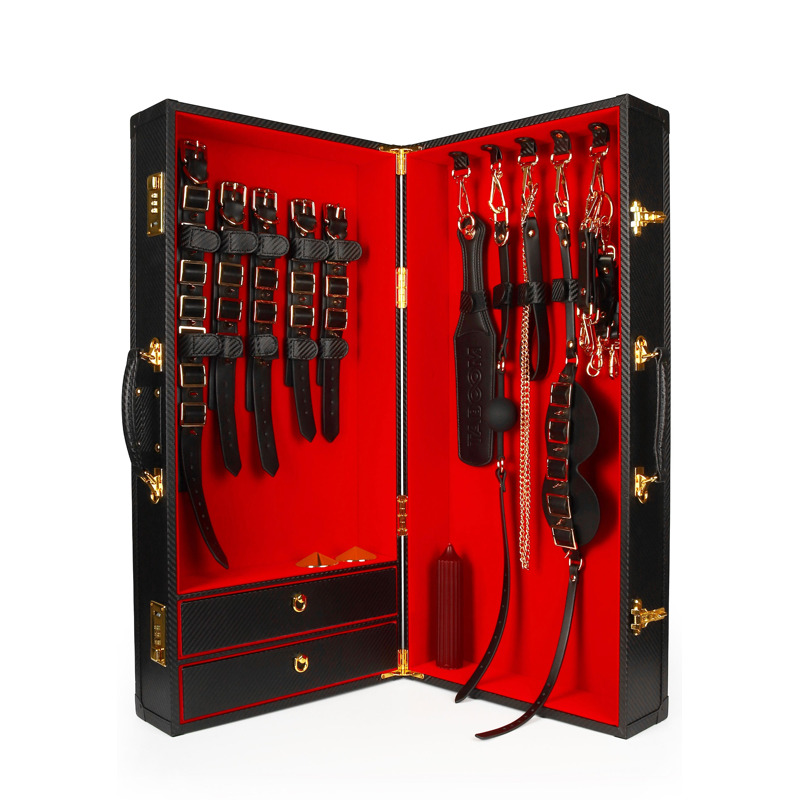 Шкаф-чемодан для БДСМ-аксессуаров TABOOM Desires Masterpiece Case, 11 предметов