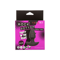 Анальный вибратор с ротацией CalExotics, чёрный, 9 × 3,8 см