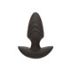 Анальный вибратор с ротацией CalExotics, чёрный, 9 × 3,8 см