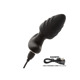 Анальный вибратор с ротацией CalExotics, чёрный, 9 × 3,8 см