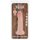 Фаллоимитатор реалистичный на присоске TOY JOY Deluxe Dual Density, 20 × 5 см