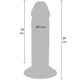 Фаллоимитатор реалистичный на присоске TOY JOY Deluxe Dual Density, 20 × 5 см