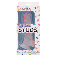 Фаллоимитатор из жидкого силикона CalExotics Studs Dildo, разноцветный, 17,7 × 3,8 см