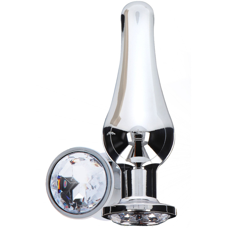 Анальная пробка металлическая TOY JOY Diamond, L, 13 × 9,5 см