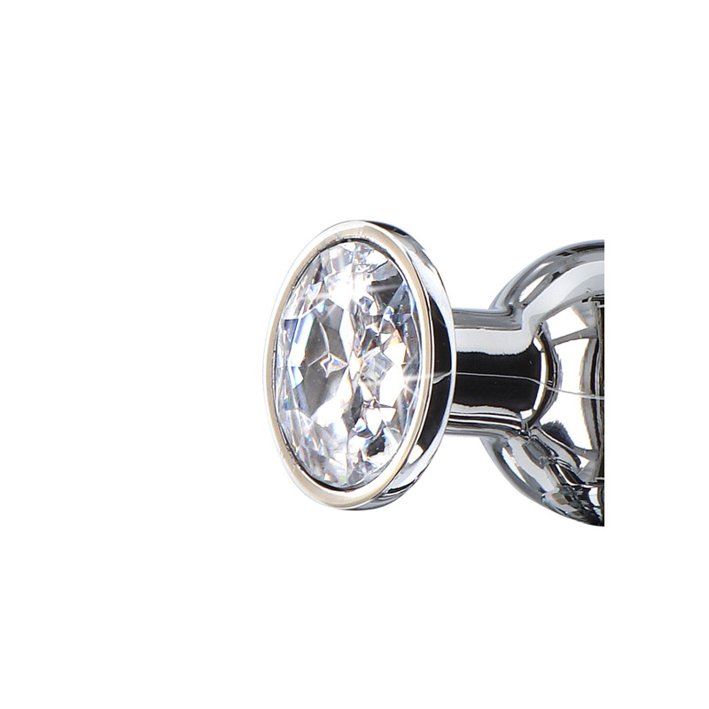 Анальная пробка металлическая TOY JOY Diamond, L, 13 × 9,5 см