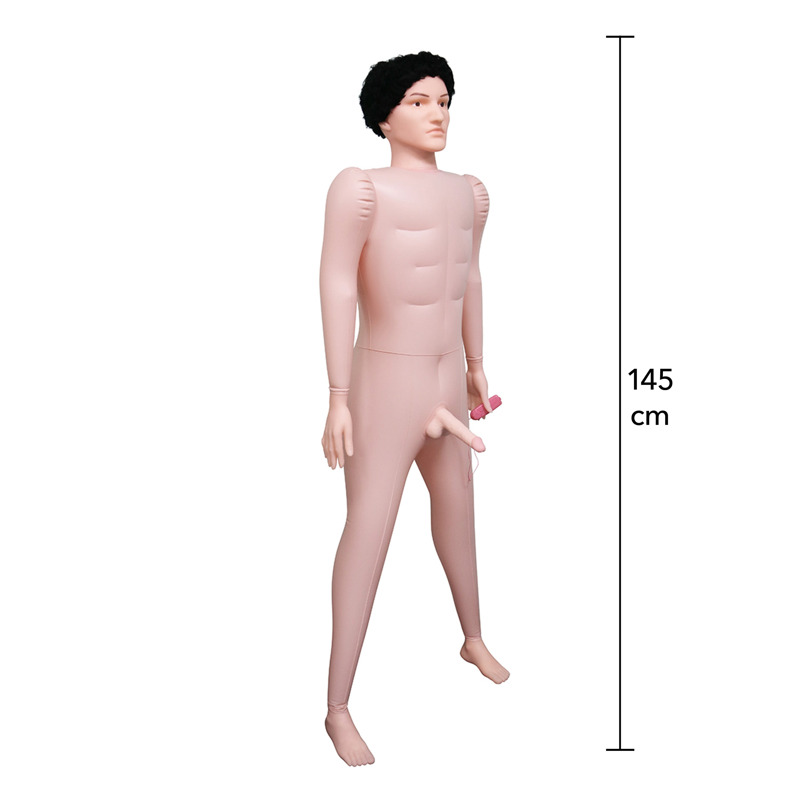 Секс-кукла Hidden Desire Fuck Dolls с фалоимитатором и анусом, с пультом, бежевая, 145 см