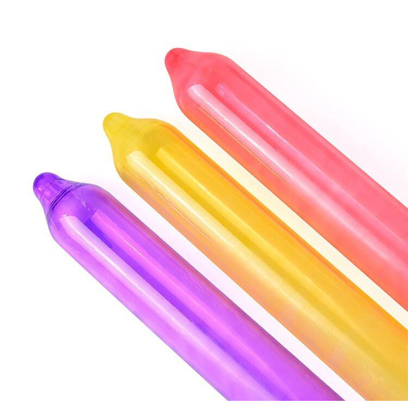 Презервативы Holographic Recare Color Fruit Flavour Condoms 12 шт, ароматы: мята, банан, клубника