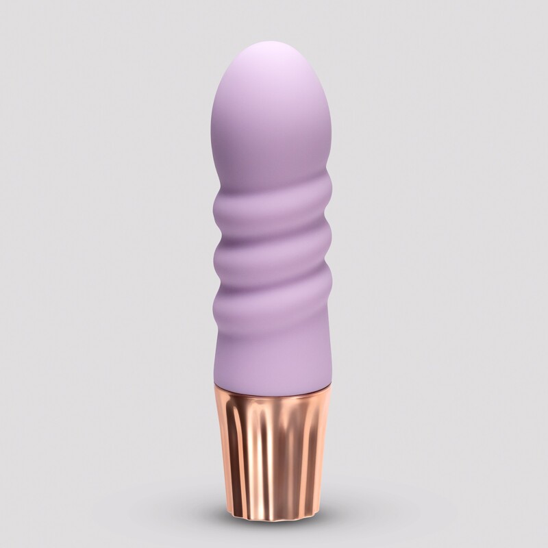 Мини-вибратор CRUSHIOUS Mellow Bubbles, лавандовый, 11 х 2,8 см