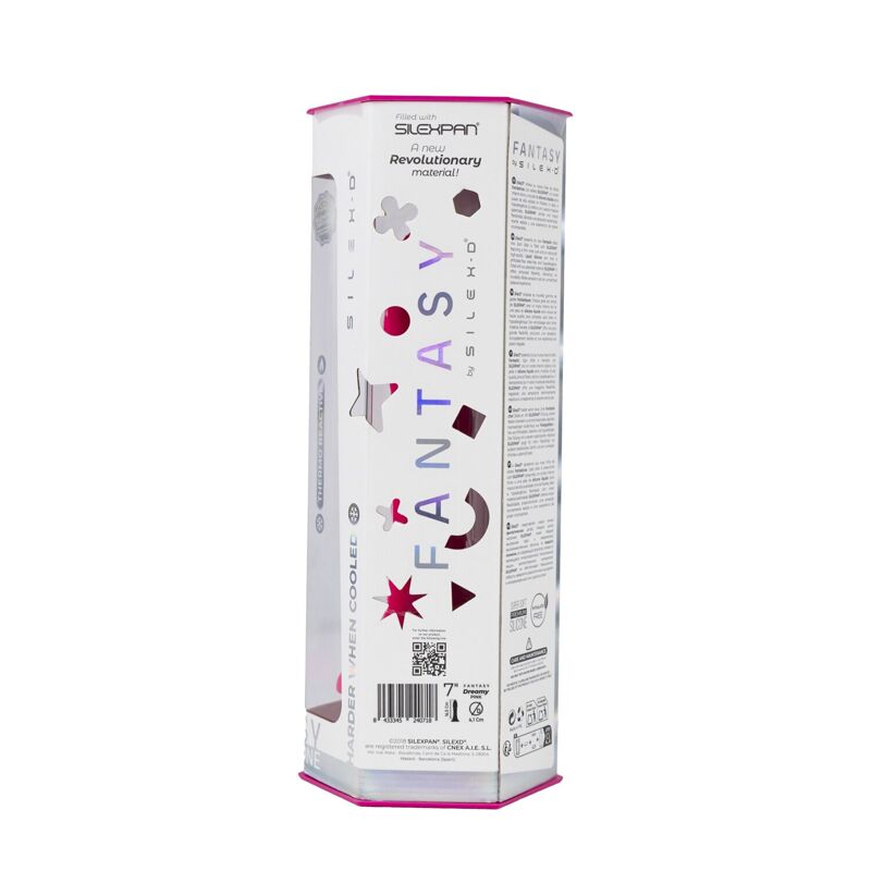 Фаллоимитатор SilexD Fantasy Liquid Silicone Dreamy 7in Pink