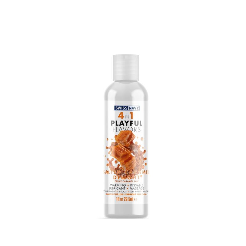 Распродажа!!! Лубрикант Swiss Navy 4 In 1 Salted Caramel Delight 29,5 мл (срок 17.09.2026)