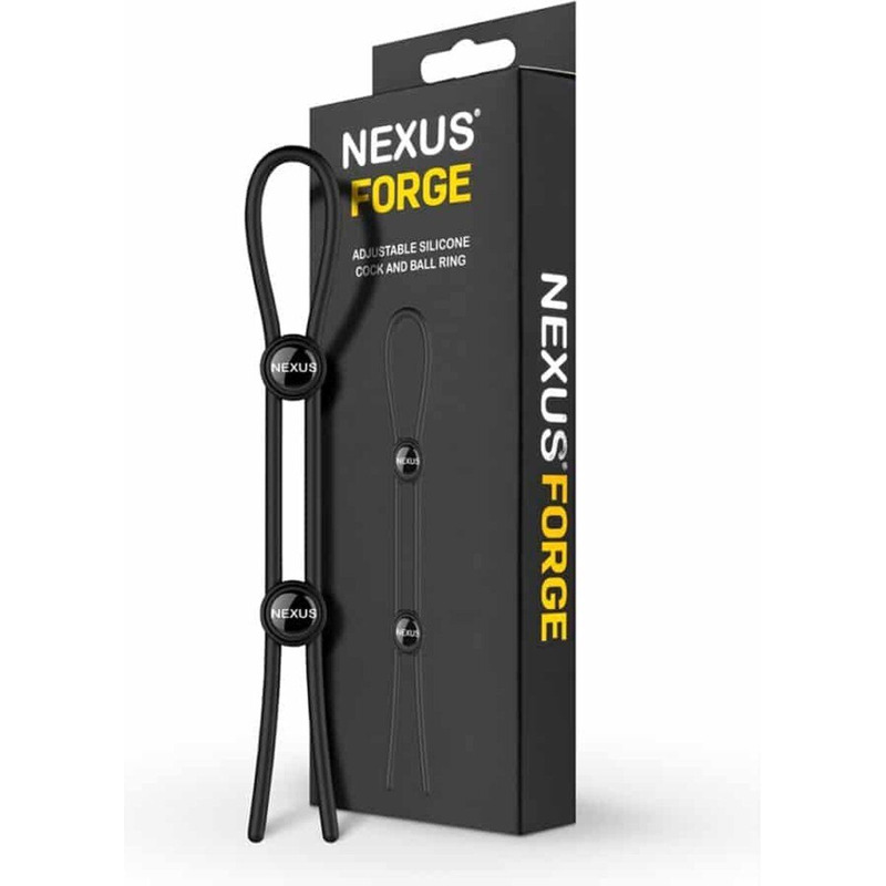 Двойное эрекционное кольцо-лассо Nexus FORGE (мятая упаковка!!!)