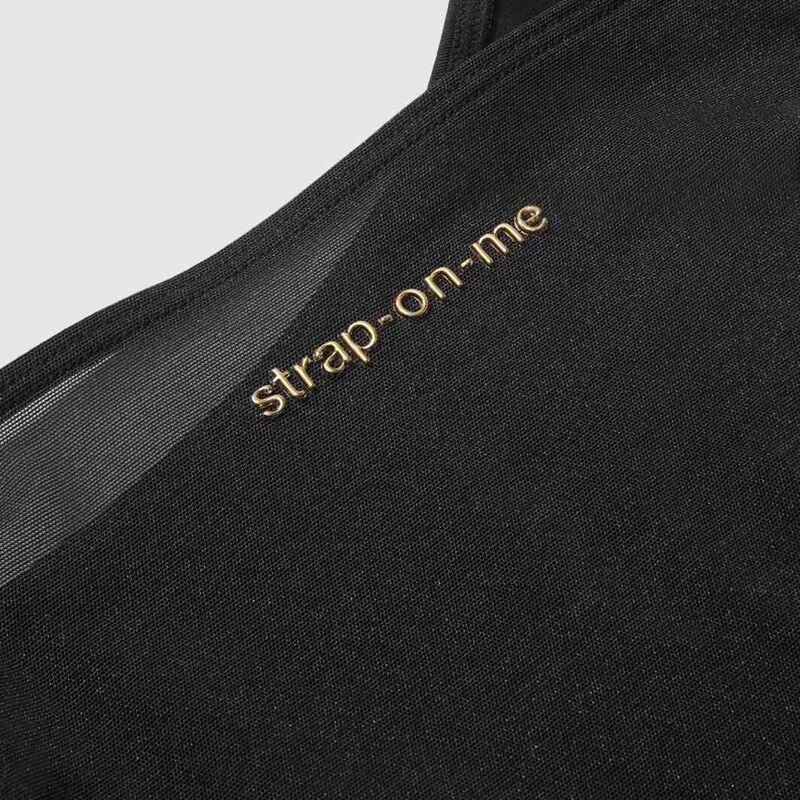 Боди с фиксацией дилдо Strap-On-Me Harness Body Signature - S - Black