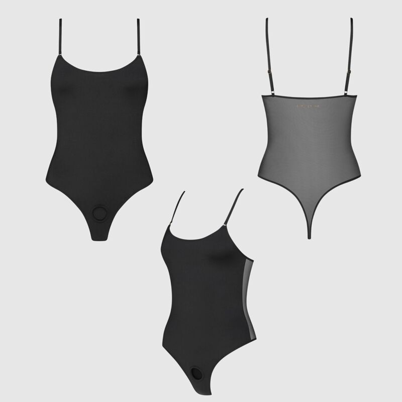 Боди с фиксацией дилдо Strap-On-Me Harness Body Signature - M - Black