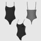 Боди с фиксацией дилдо Strap-On-Me Harness Body Signature - M - Black
