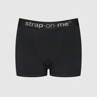Шорты с фиксацией дилдо Strap-On-Me Harness Lingerie Allure -S - Black