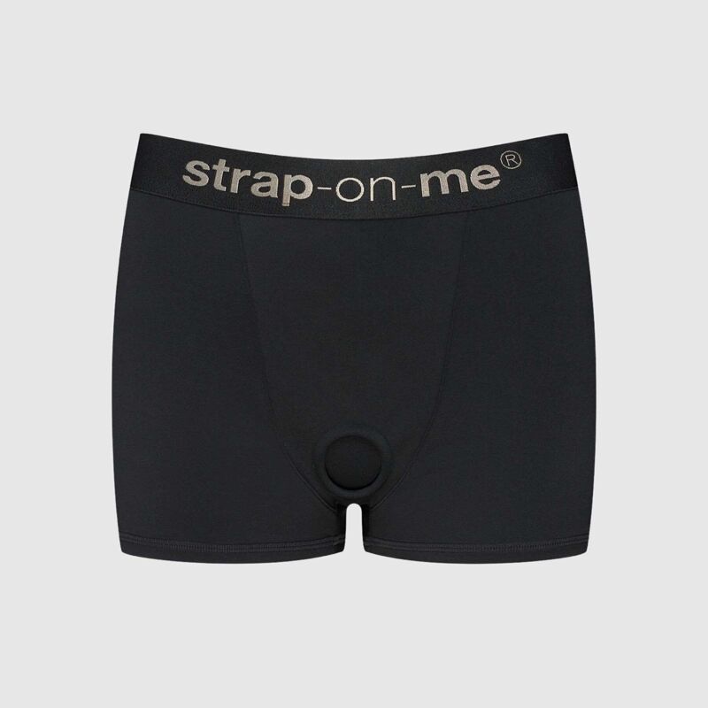 Шорты с фиксацией дилдо Strap-On-Me Harness Lingerie Allure -S - Black