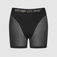 Шорты с фиксацией дилдо Strap-On-Me Harness Lingerie Halo - S - Black