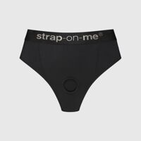Трусики с фиксацией дилдо Strap-On-Me Harness Lingerie Idole - L - Black