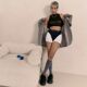 Трусики с фиксацией дилдо Strap-On-Me Harness Lingerie Idole - L - Black