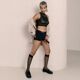 Шорты с фиксацией дилдо Strap-On-Me Harness Lingerie Allure - M - Black