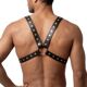Мужская портупея Art of Sex - Spartacus, натуральная кожа, цвет черный, размер XS-M